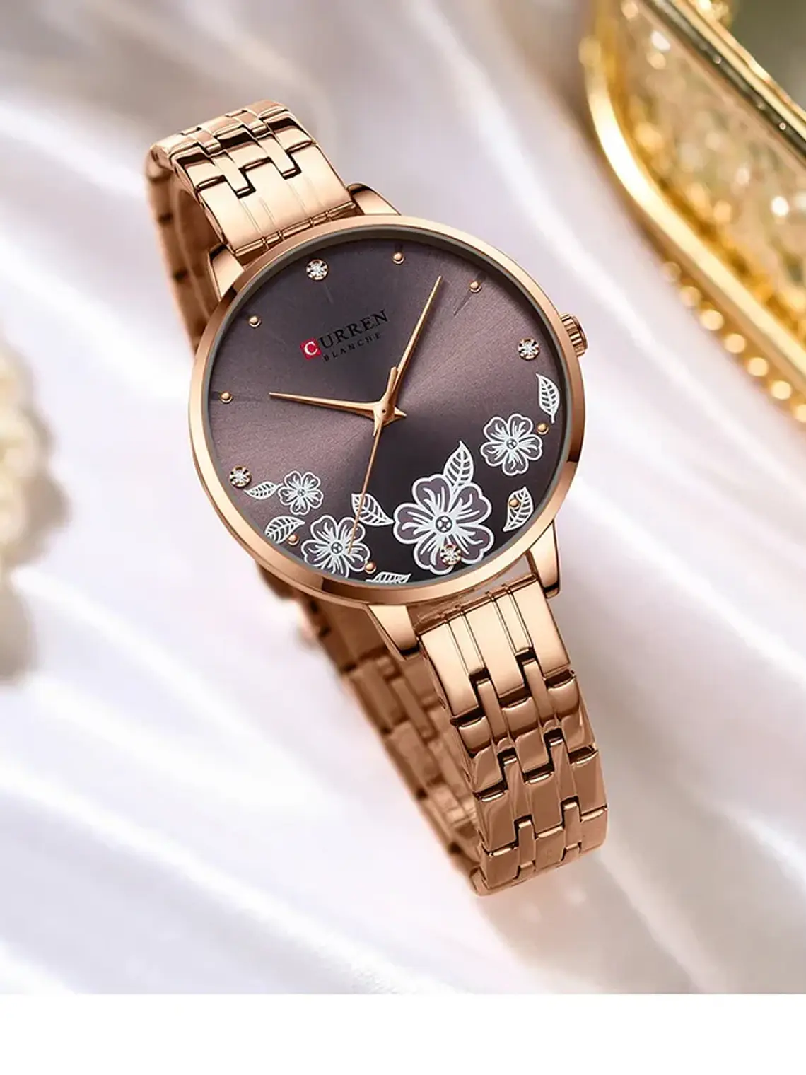 Relojes Elegantes De Acero Inoxidable De Lujo Curren 9068 1