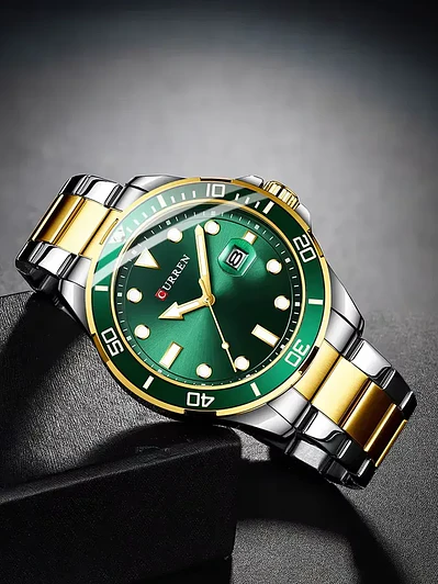 Reloj Hombre Negocios Lujo Curren 8388 Acero Inoxidable