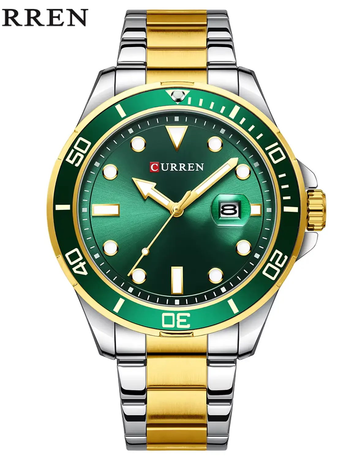 Reloj Hombre Negocios Lujo Curren 8388 Acero Inoxidable 2