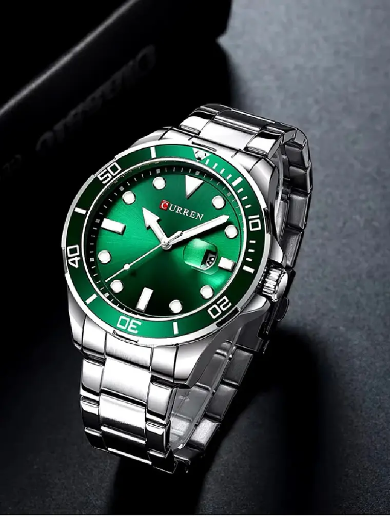 Reloj Hombre Negocios Lujo Curren 8388 Acero Inoxidable 3