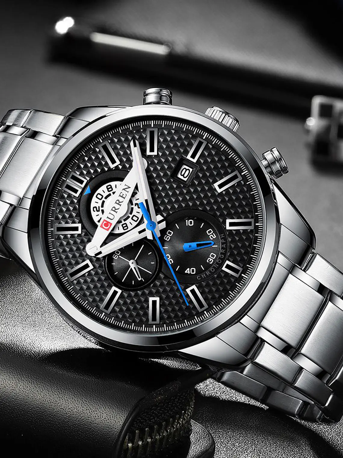 Reloj Curren 8352 Clasico Cuarzo Acero 2