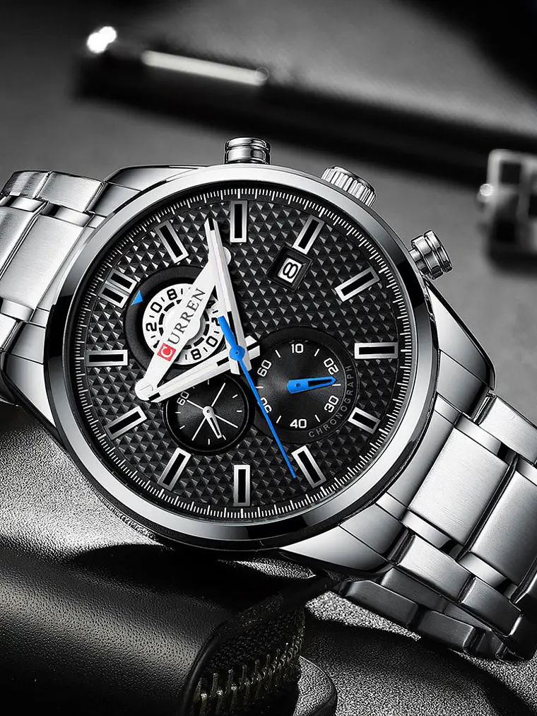 Reloj Curren 8352 Clasico Cuarzo Acero 2