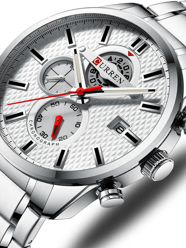 Reloj Curren 8352 Clasico Cuarzo Acero 3