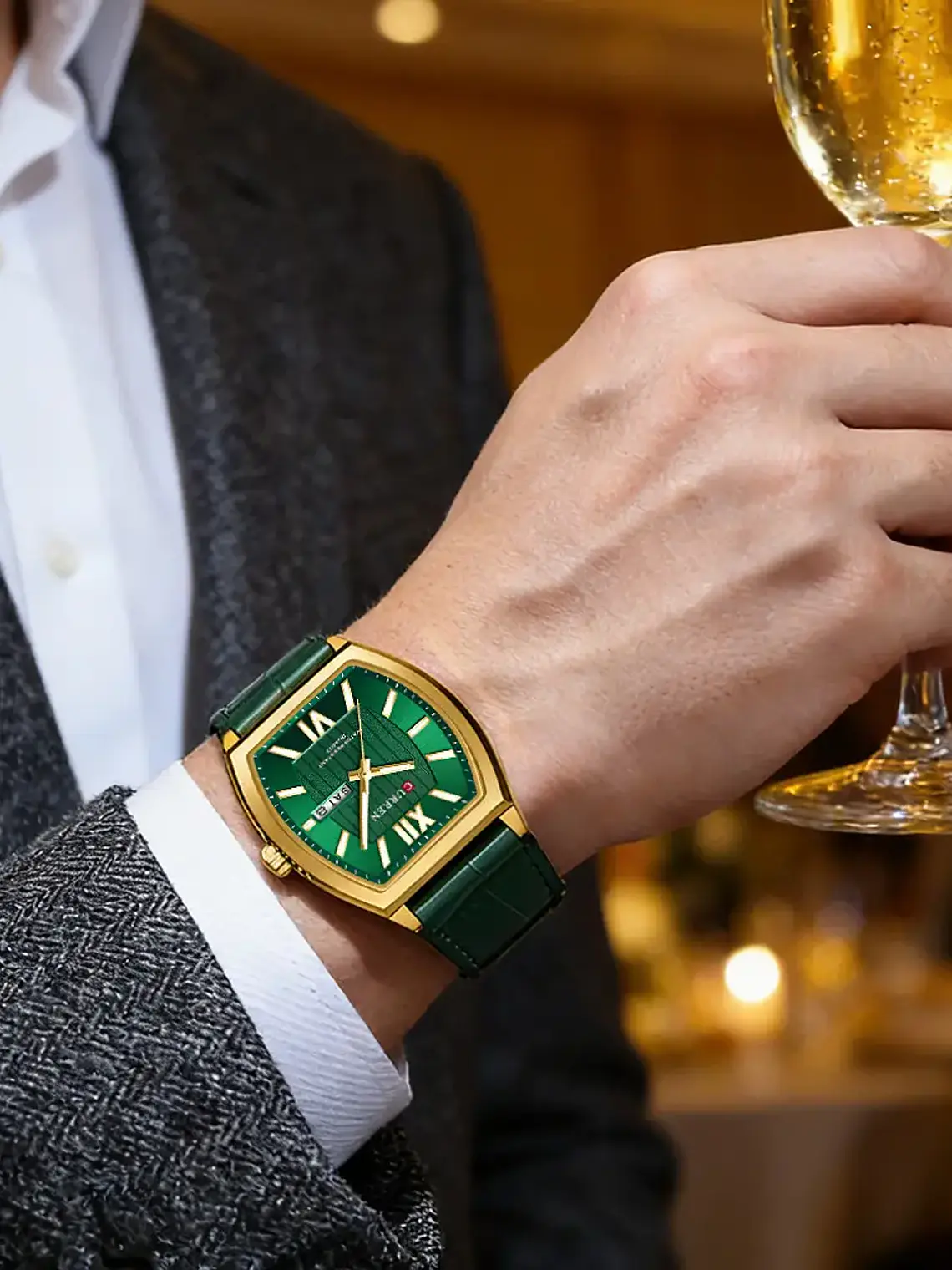 reloj curren de lujo 8478 3