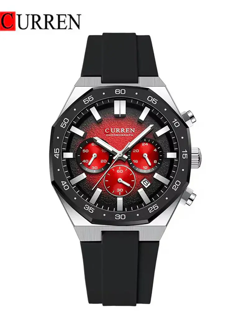 reloj curren 8489 Deportivo, Funcional y con Estilo Moderno 1