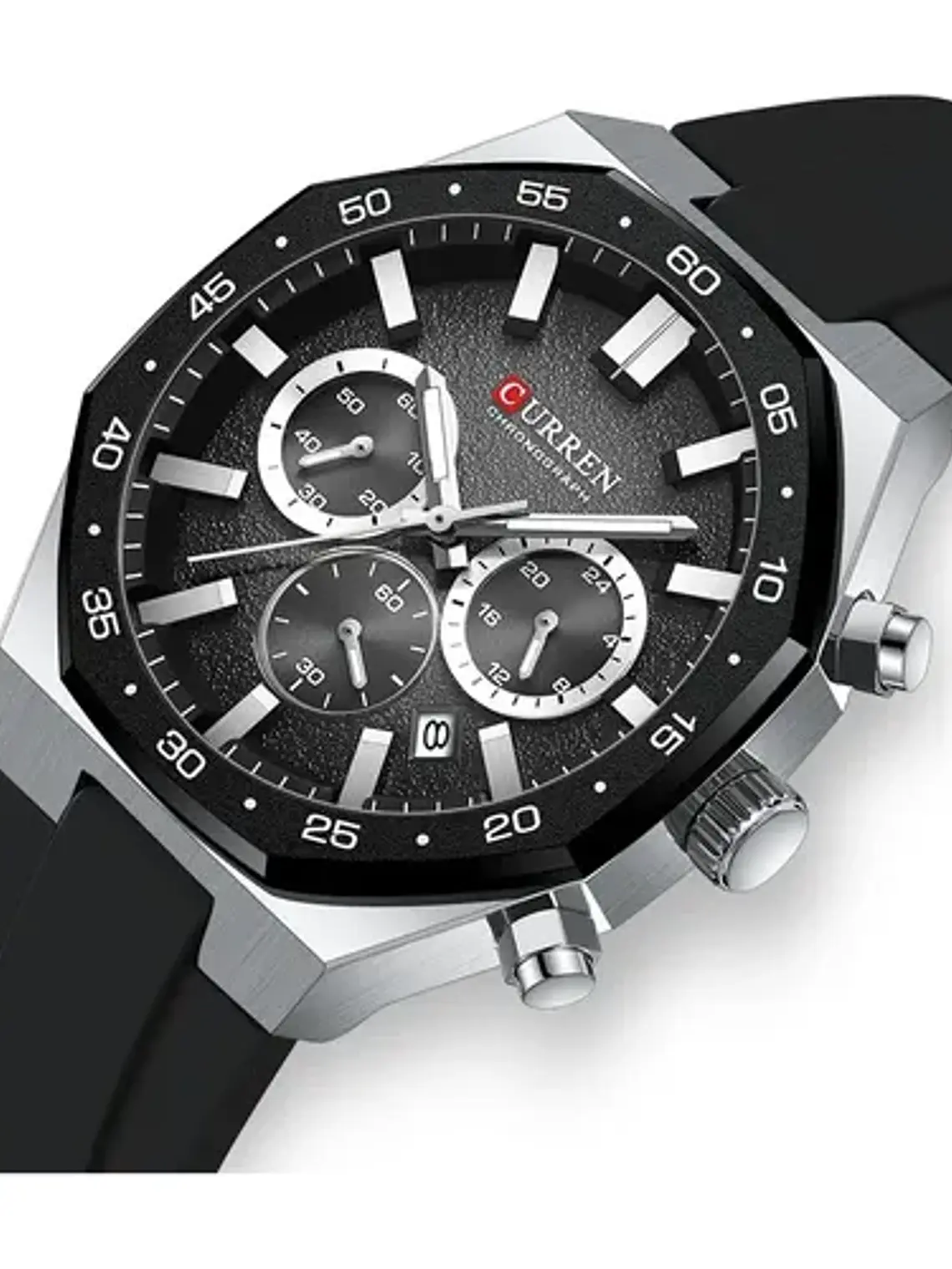 reloj curren 8489 Deportivo, Funcional y con Estilo Moderno 2