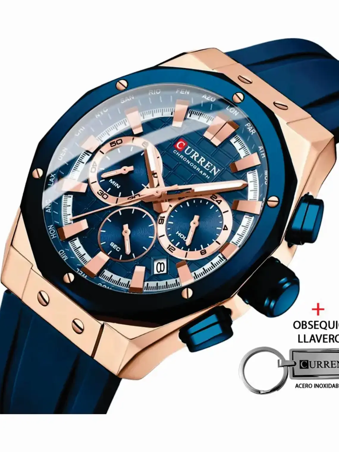 reloj curren 8464 Funcional y con Estilo Moderno 4