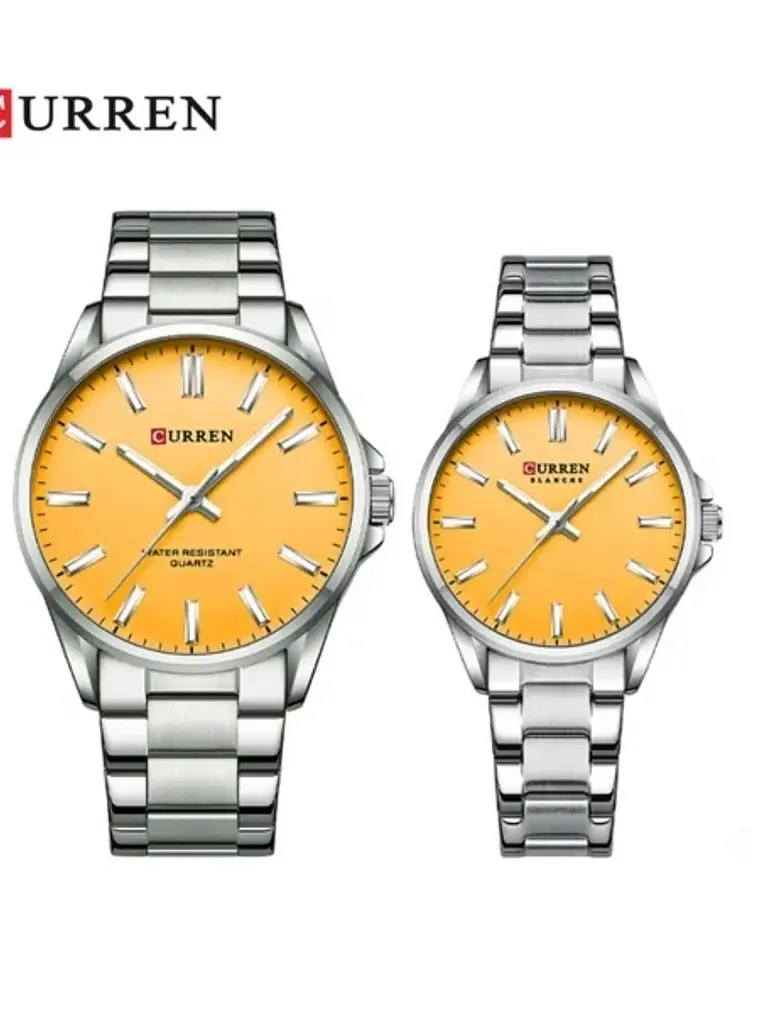 reloj curren pareja 9090 3