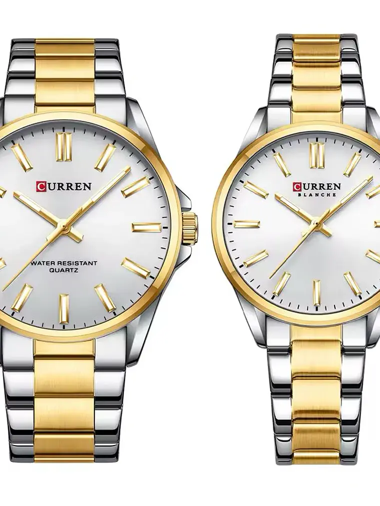reloj curren pareja 9090 4
