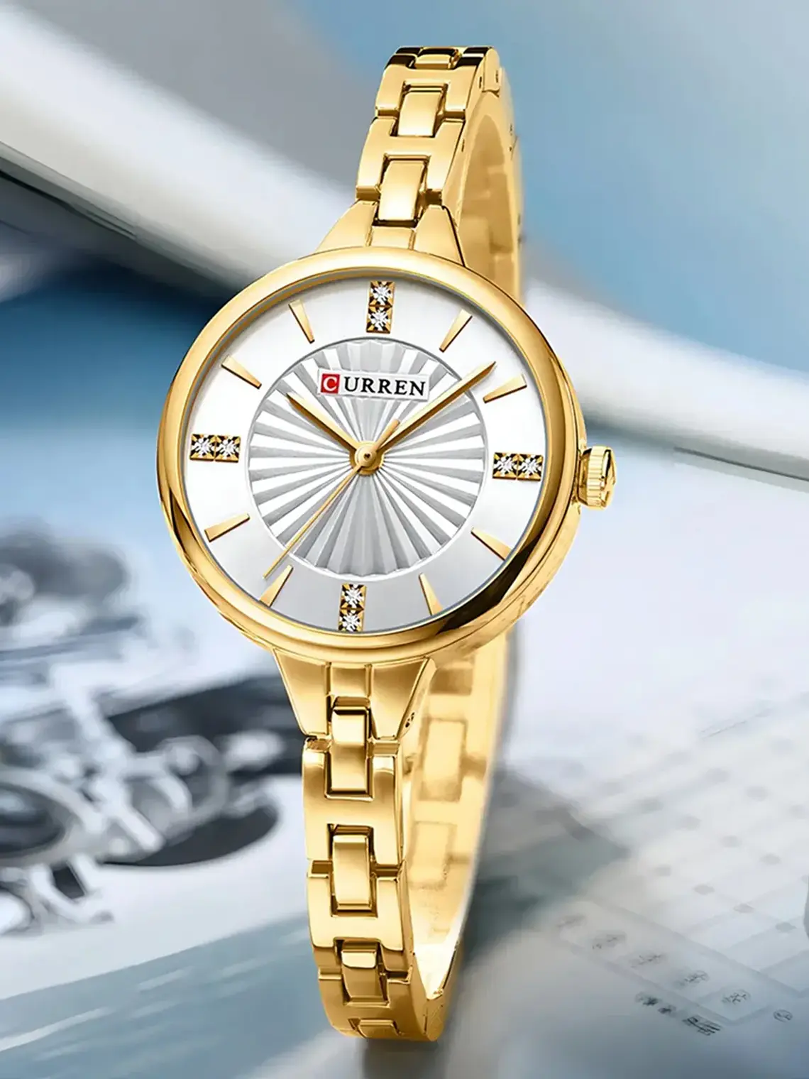 reloj curren dama 9097 3