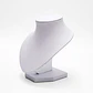 Exhibidor Cuello Redondo Chico Cuerina Blanco Collares - Miniatura 8