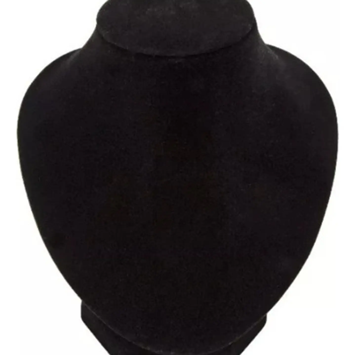Exhibidor Mostrario Cuello Redondo Chico Terciopelo Negro 9