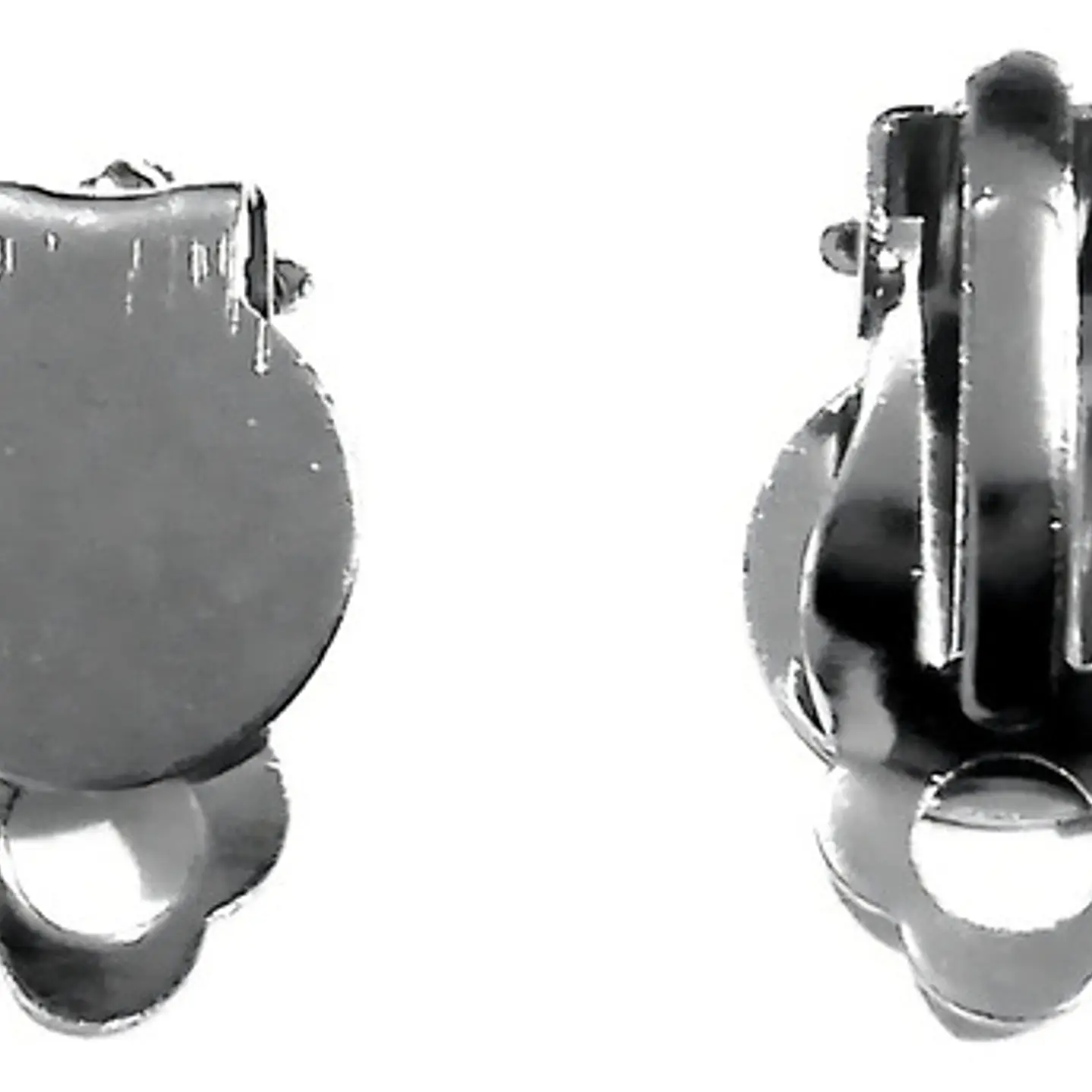 Bases Aros Clip- Presion A110 Color Niquelado X 100 Unds Color Plateado