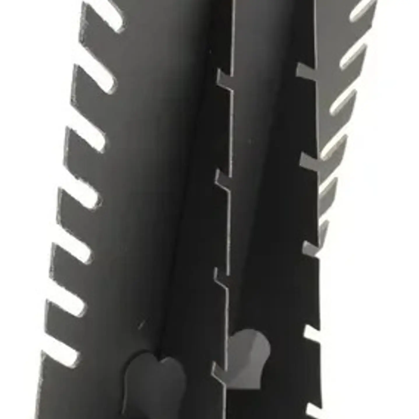 Exhibidor Mostrario 8 Cadenas Collar Terciopelo Negro Plano 3