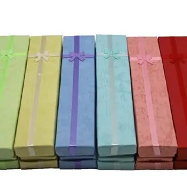 Set 24 Cajas De Regalo 4x20 Cms Para Pulseras Colores Varios 2