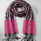Bufanda Panuelo De Algodon Bf01  Rosado ,fucsia Gris  1 Und - Miniatura 4