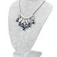 Exhibidor Cuello Alargado Grande Terciopelo Gris Para Collar - Miniatura 1