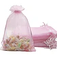 Bolsa Organza Medida 15x20 Cms  Color Rosado 50 Unidades - Miniatura 10