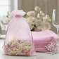 Bolsa Organza Medida 15x20 Cms  Color Rosado 12 Unidades - Miniatura 5