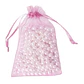 Bolsa Organza Medida 15x20 Cms  Color Rosado 12 Unidades - Miniatura 7