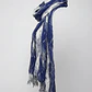Bufanda Panuelo De Algodon Bf02  C/ Azul,gris ,blanco 1 Und - Miniatura 10