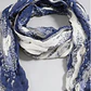 Bufanda Panuelo De Algodon Bf02  C/ Azul,gris ,blanco 1 Und - Miniatura 7