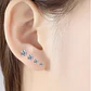 Aros Tpito Acero Quirúrgi Zircon Aaa Cristal Tslb01 3mm 1par - Miniatura 8