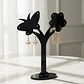Set 3 Exhibidores Aros Colgantes Acrilico Modelo Mariposa - Miniatura 5