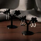 Set 3 Exhibidores Aros Colgantes Acrilico Modelo Mariposa - Miniatura 7