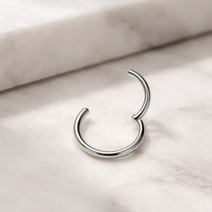 Piercing Argolla Segmento Acero 316 L Arn-ac 1,2x10mm 1 Un 5