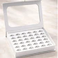 Caja Anillos Ilusión 3mm Acero Platea 36 Unds Med #17 Al #21 - Miniatura 1