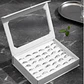 Caja Anillos Ilusión 3mm Acero Platea 36 Unds Med #17 Al #21 - Miniatura 2