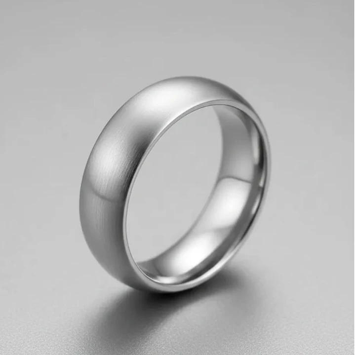 Caja Anillos Ilusión 3mm Acero Platea 36 Unds Med #17 Al #21 8