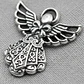 25 Unds Chiches Cuentas Para Bisuteria Charm Mod Angel Ch184 - Miniatura 5