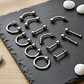 Piercing Mix Modelos Acero Quirurgico 316 L, 1.2x8x3 ,8 Unds - Miniatura 3
