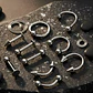 Piercing Mix Modelos Acero Quirurgico 316 L, 1.2x8x3 ,8 Unds - Miniatura 4