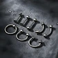 Piercing Mix Modelos Acero Quirurgico 316 L, 1.2x8x3 ,8 Unds - Miniatura 5