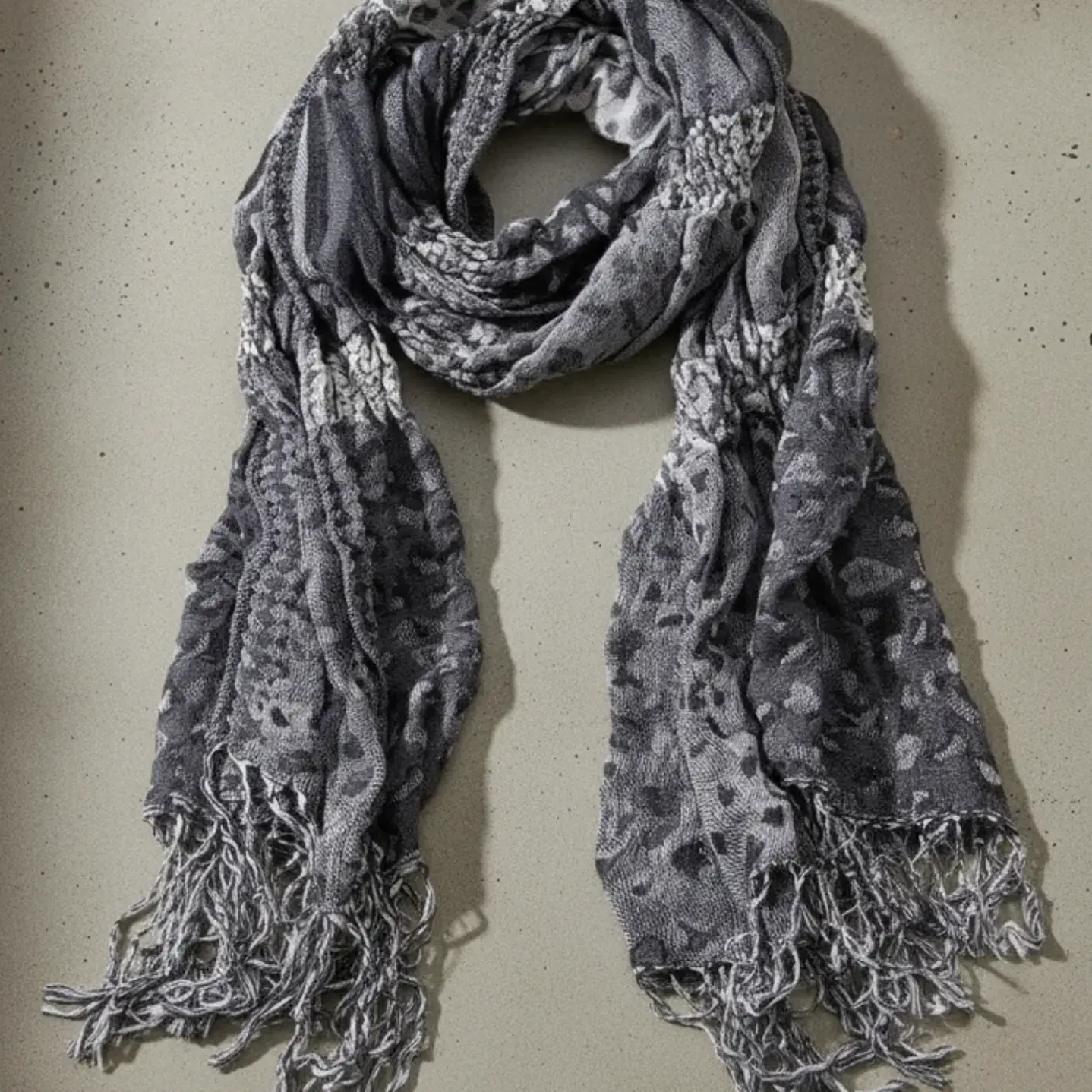 Bufanda Panuelo De Algodon Bf03  Varios Colores Gris Os 1und 7