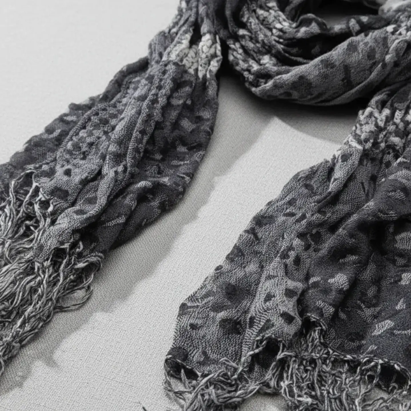 Bufanda Panuelo De Algodon Bf03  Varios Colores Gris Os 1und 4