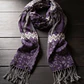 Bufanda Panuelo De Algodon Bf03  Varios Colores Morado 1 Und - Miniatura 3