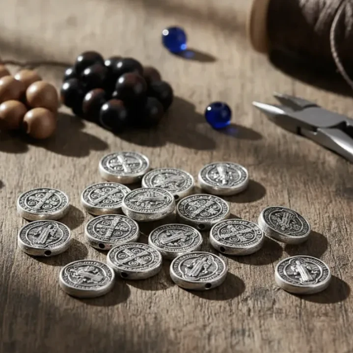 50 Und Chiches Separador Cuentas Bisuteria San Benito Ch155a 4