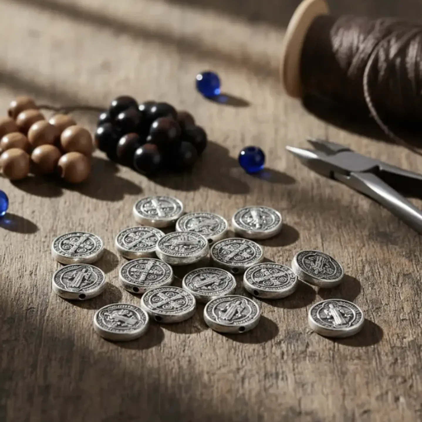 50 Und Chiches Separador Cuentas Bisuteria San Benito Ch155a 7