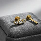 Piercing Lbjmbgd03a Helix Con 3 Piedras Color Dorad 316l 1un - Miniatura 4