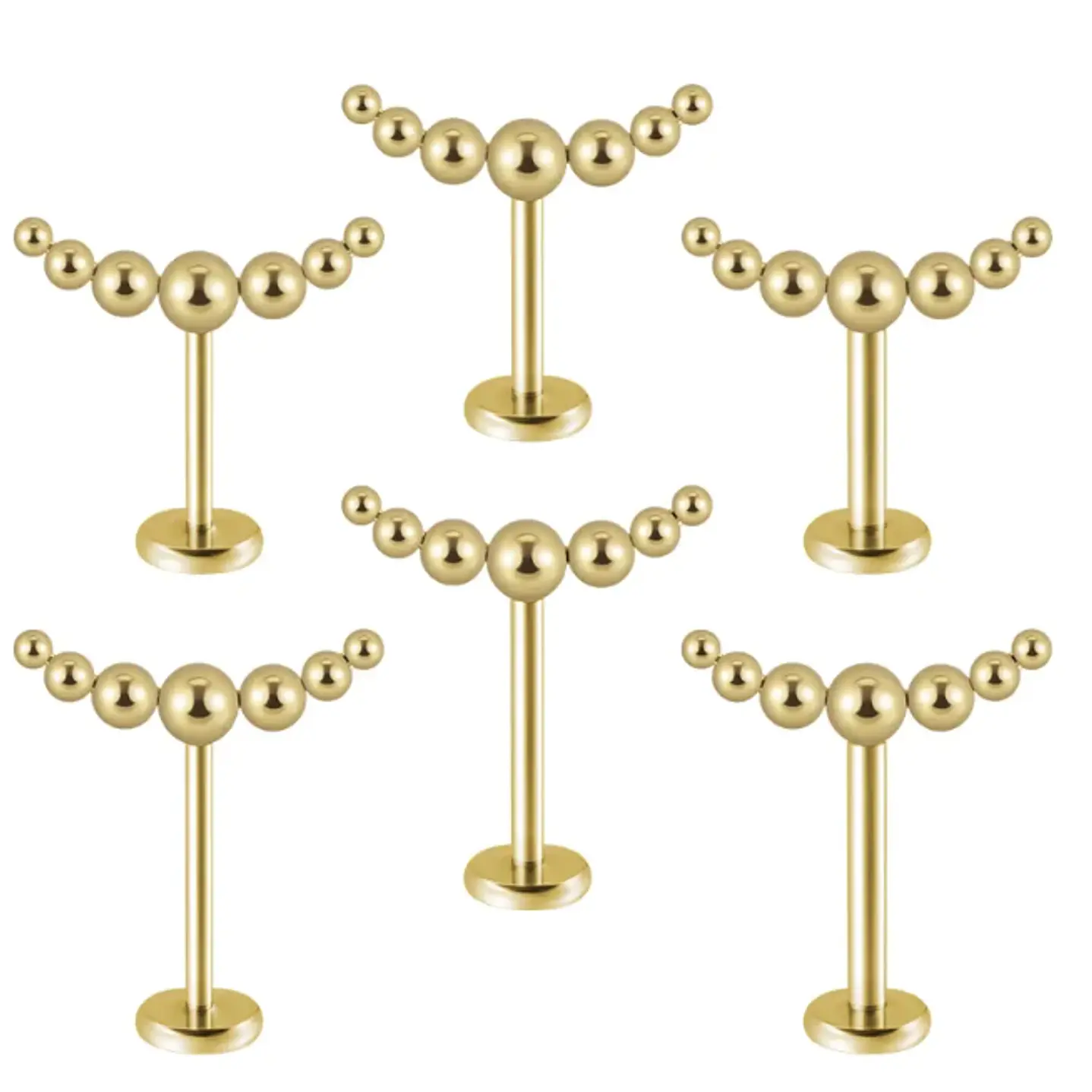 Piercing Labret Lbgd03 Helix  Acero Quirurgico 316l 1un 8