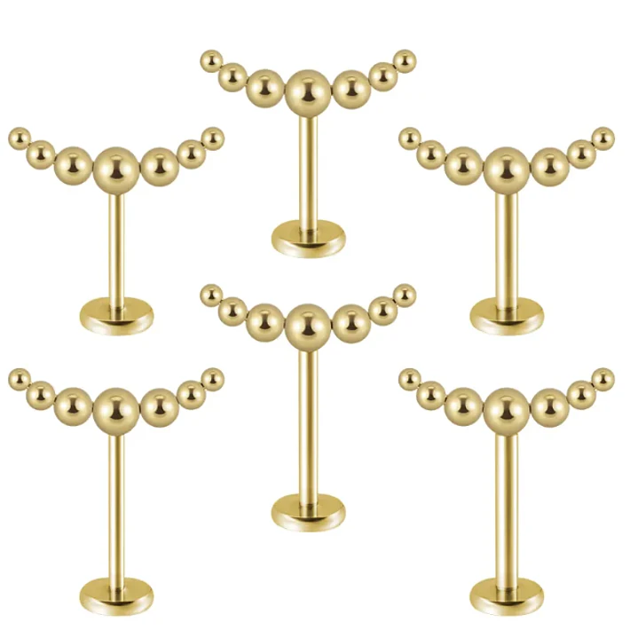 Piercing Labret Lbgd03 Helix  Acero Quirurgico 316l 1un 8