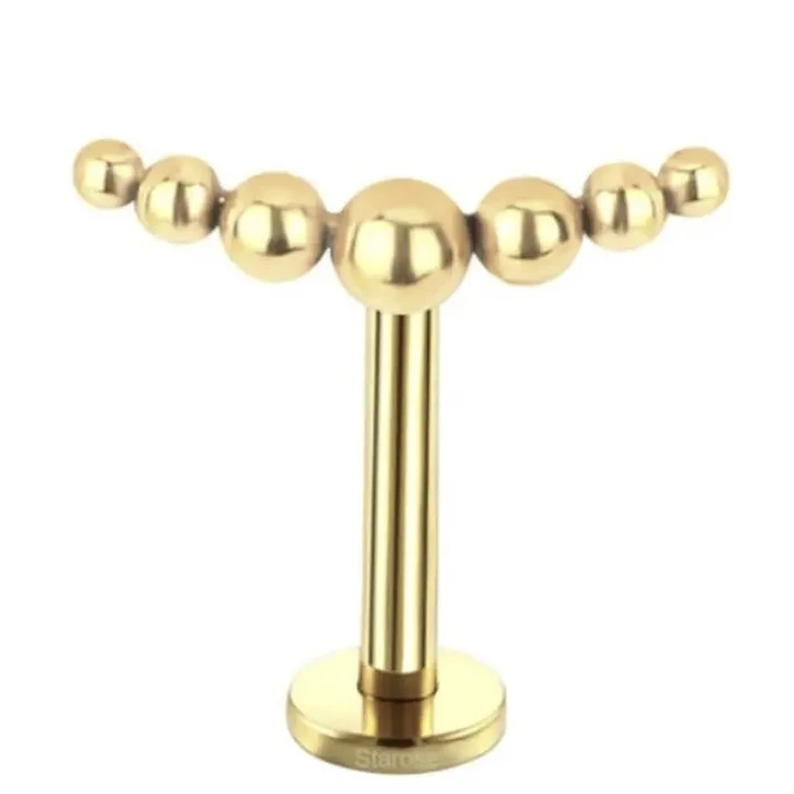 Piercing Labret Lbgd03 Helix  Acero Quirurgico 316l 1un 11