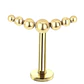 Piercing Labret Lbgd03 Helix  Acero Quirurgico 316l 1un - Miniatura 11