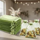 Bolsa Organza 9x12 Cms Color Verde Oliva Paquete 12 Unds - Miniatura 3