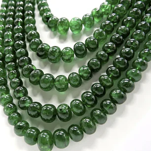 Tiras Cuentas De Vidrio Redonda 8mm Color Verde 3 Tiras