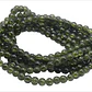Tiras Cuentas De Vidrio Redonda 8mm Color Verde Musgo 6tiras - Miniatura 8